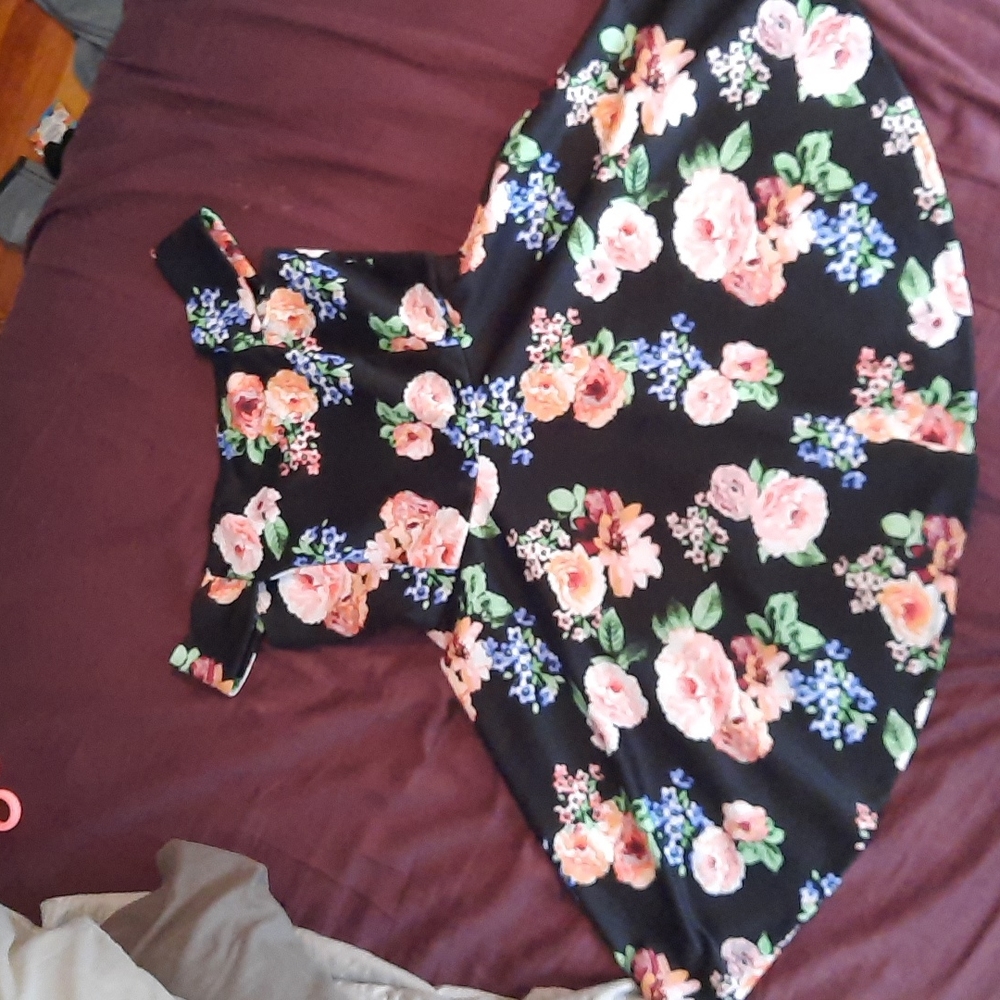 Semi formal Floral Print dress